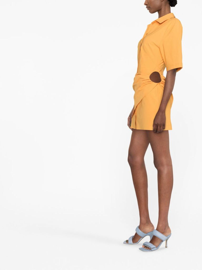 Orange La Robe Camisa Cotton Dress