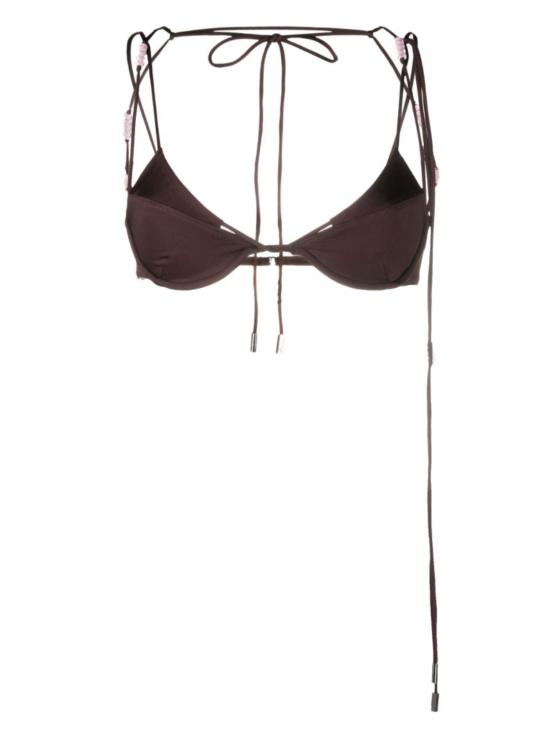 Brown Le Haut De Maillot Barco Bikini Top