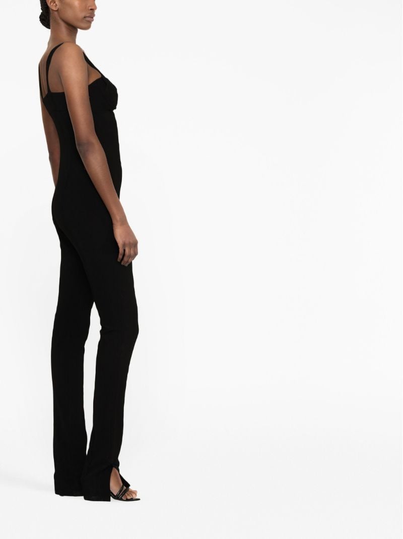 Black Cut-out Jumpsuit