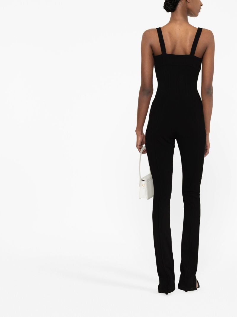 Black Cut-out Jumpsuit
