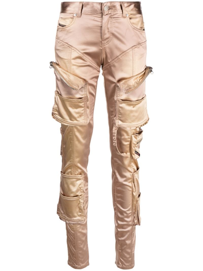 Gold P-landy-show Cargo Trousers