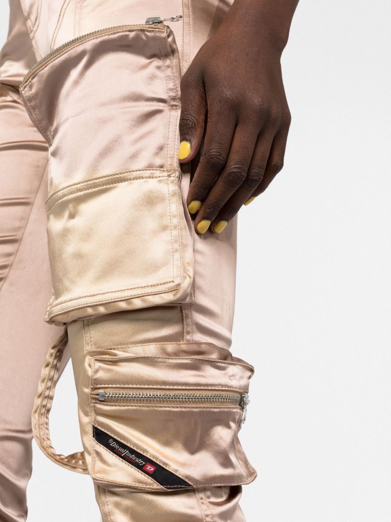 Gold P-landy-show Cargo Trousers