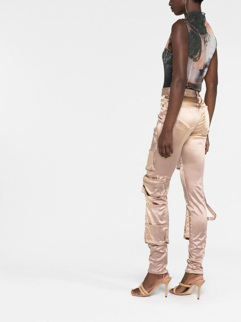 Gold P-landy-show Cargo Trousers