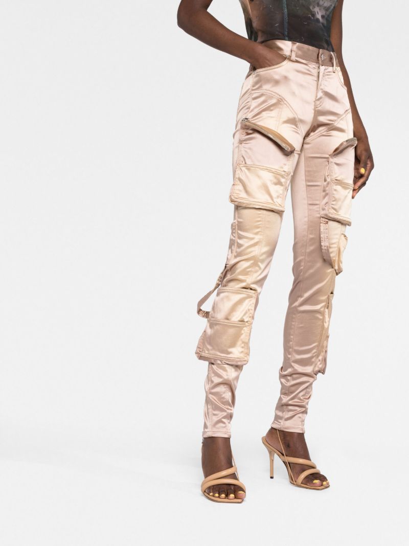 Gold P-landy-show Cargo Trousers