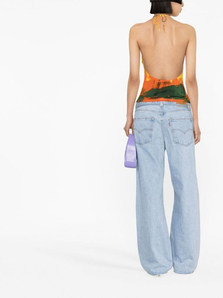 Blue Xl Balloon Jeans