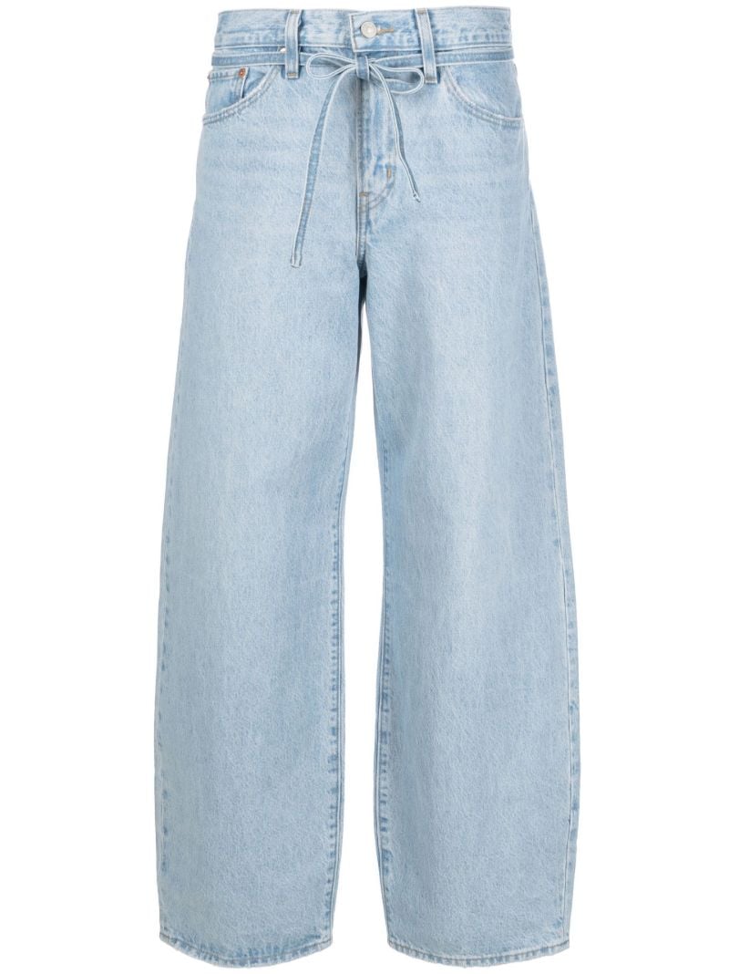 Blue Xl Balloon Jeans