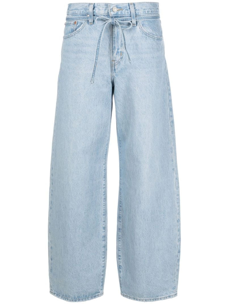 Blue Xl Balloon Jeans