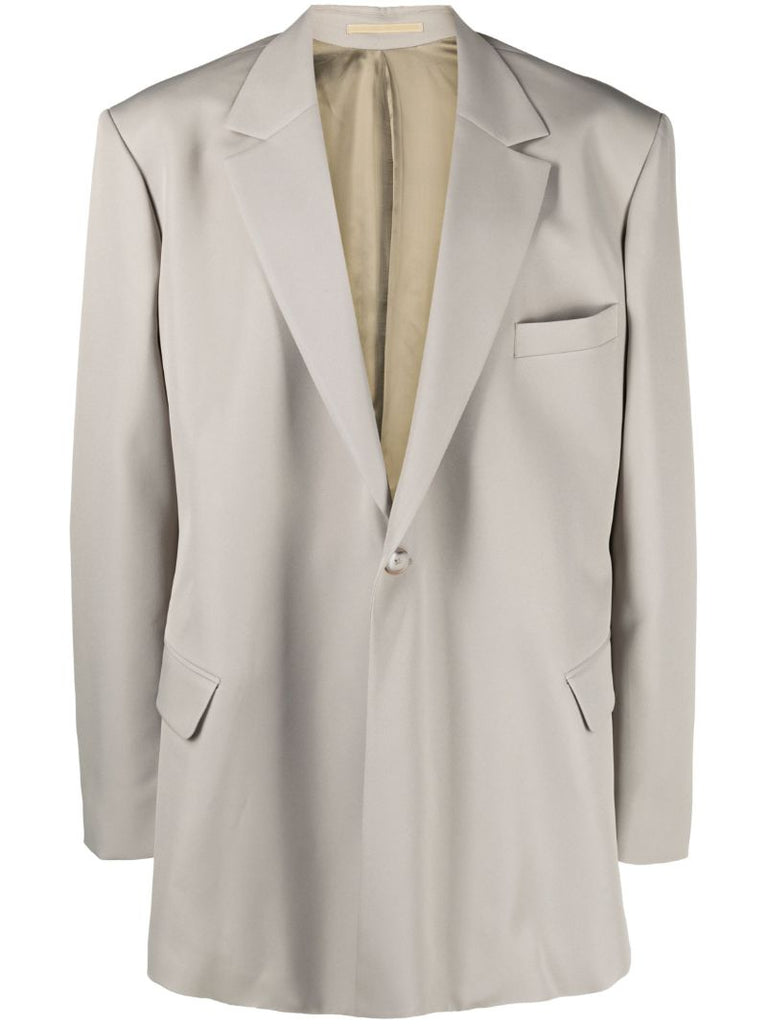 Beige Tailored Blazer