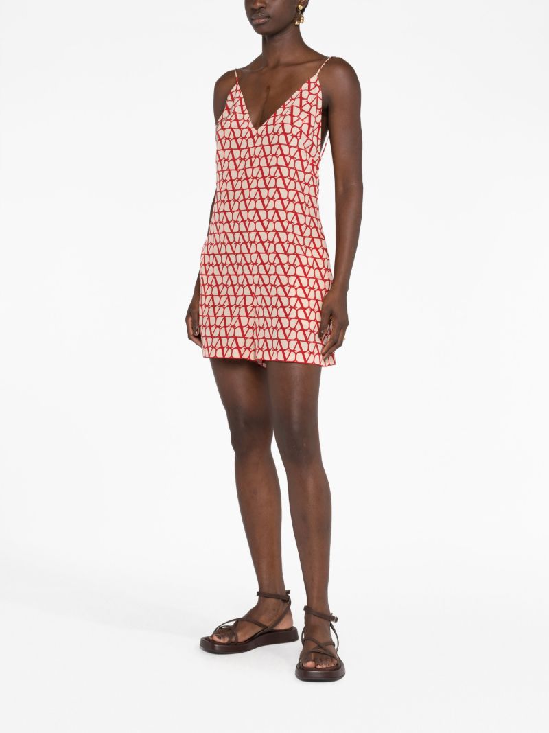 Neutral Toile Iconographe Silk Playsuit