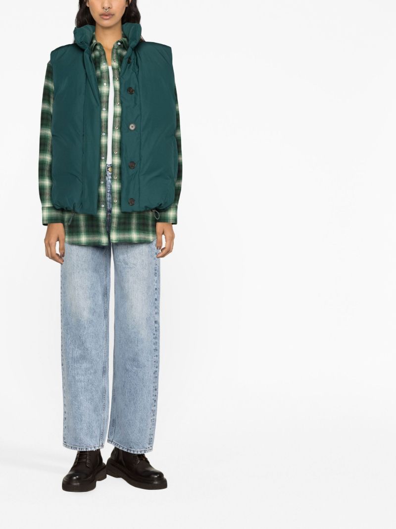 Green Xl Puffer Gilet