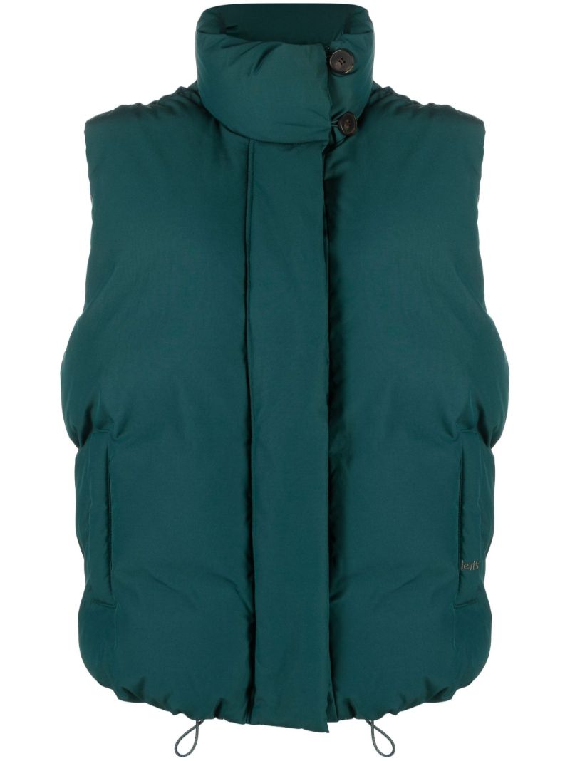 Green Xl Puffer Gilet