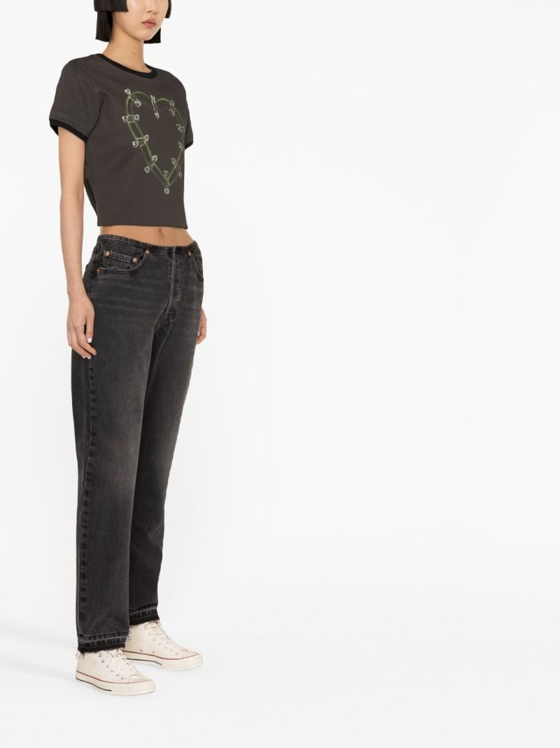 Grey 501 Straight-leg Jeans
