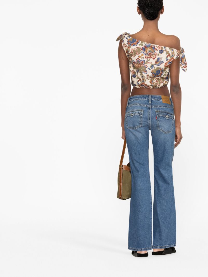 Blue Noughties Bootcut Jeans