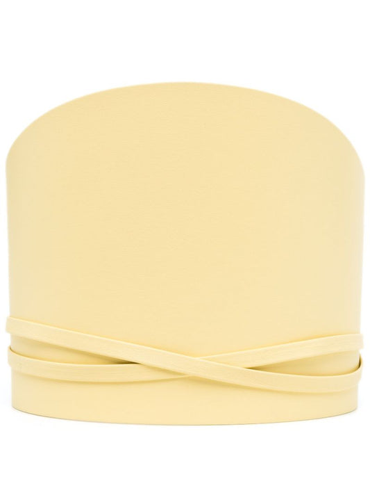 Yellow Undone Corset Leather Belt