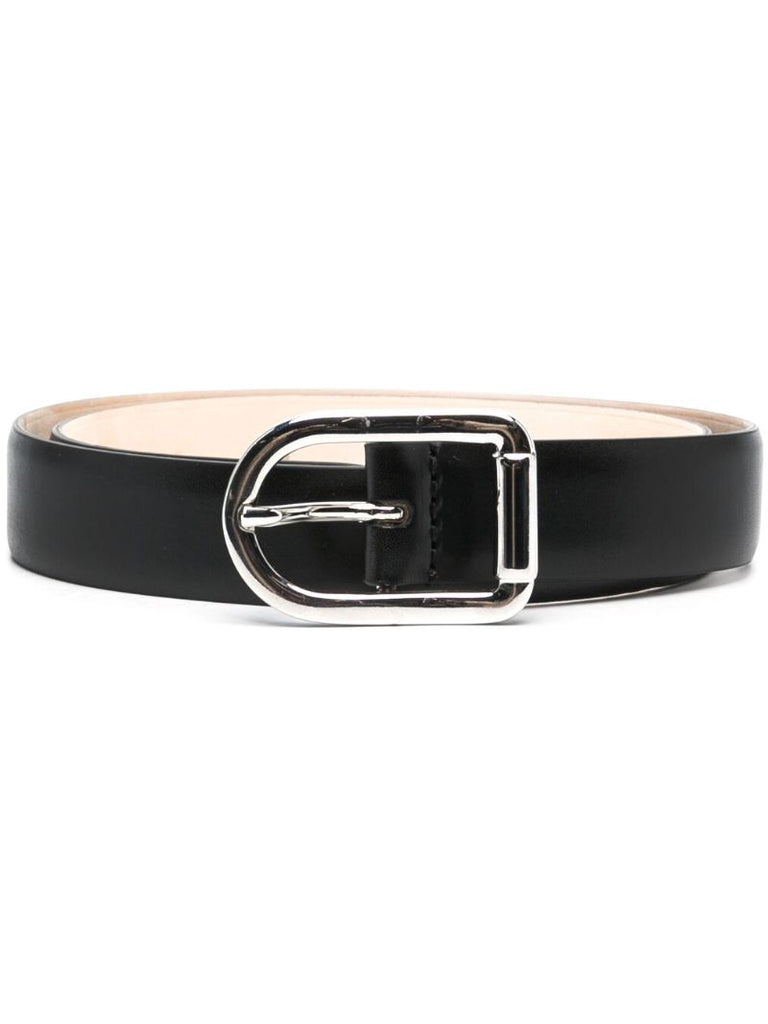 Black Mija Leather Belt