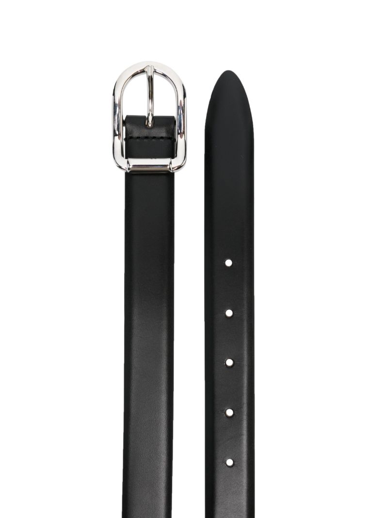 Black Mija Leather Belt