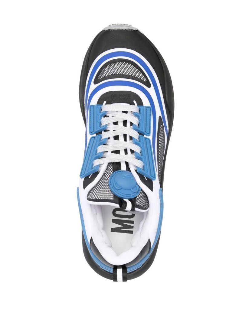 Black Teddy Run Sneakers
