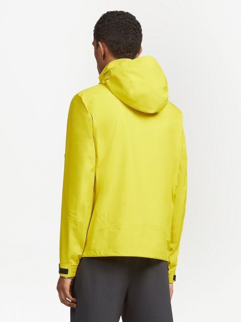 Yellow Usetheexisting Blouson Hooded Jacket