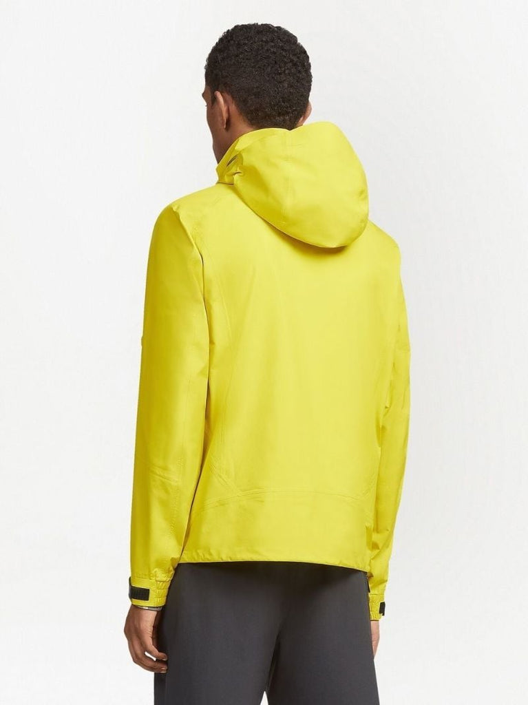 Yellow Usetheexisting Blouson Hooded Jacket