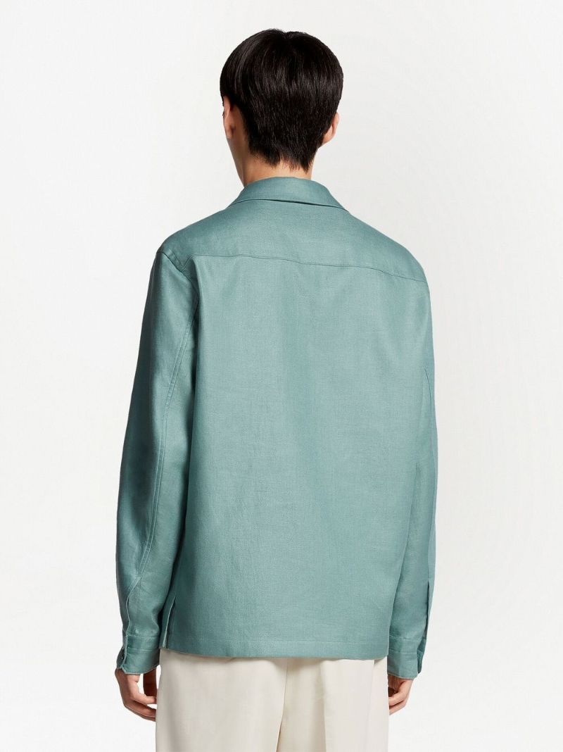 Green Long-sleeve Shirt