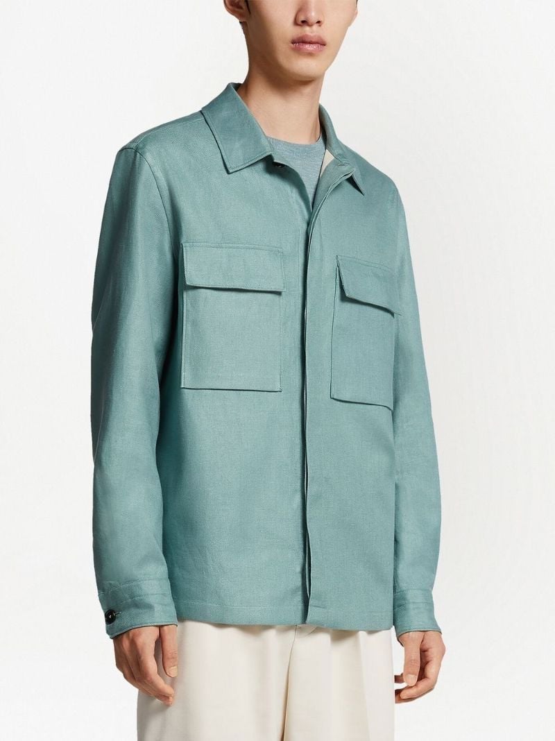 Green Long-sleeve Shirt