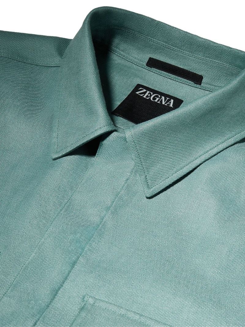 Green Long-sleeve Shirt