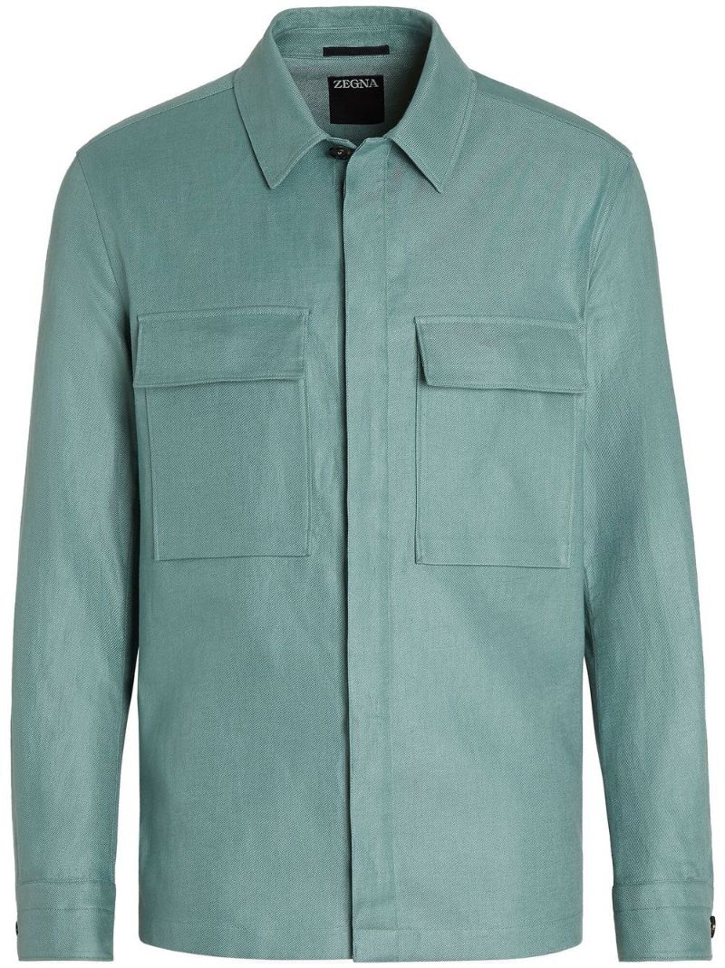 Green Long-sleeve Shirt