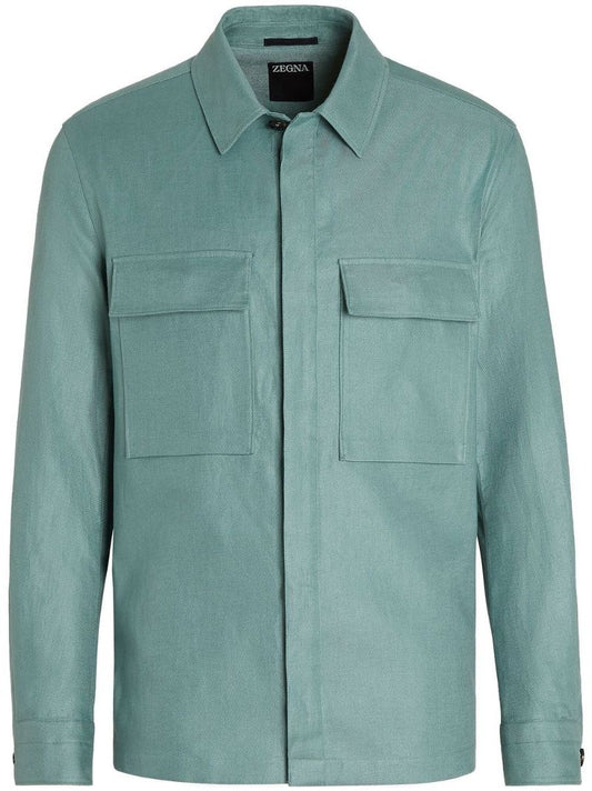 Green Long-sleeve Shirt