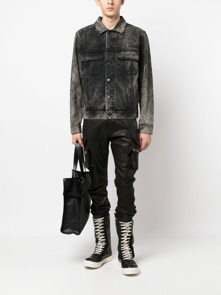 Black Stonewash Denim Jacket