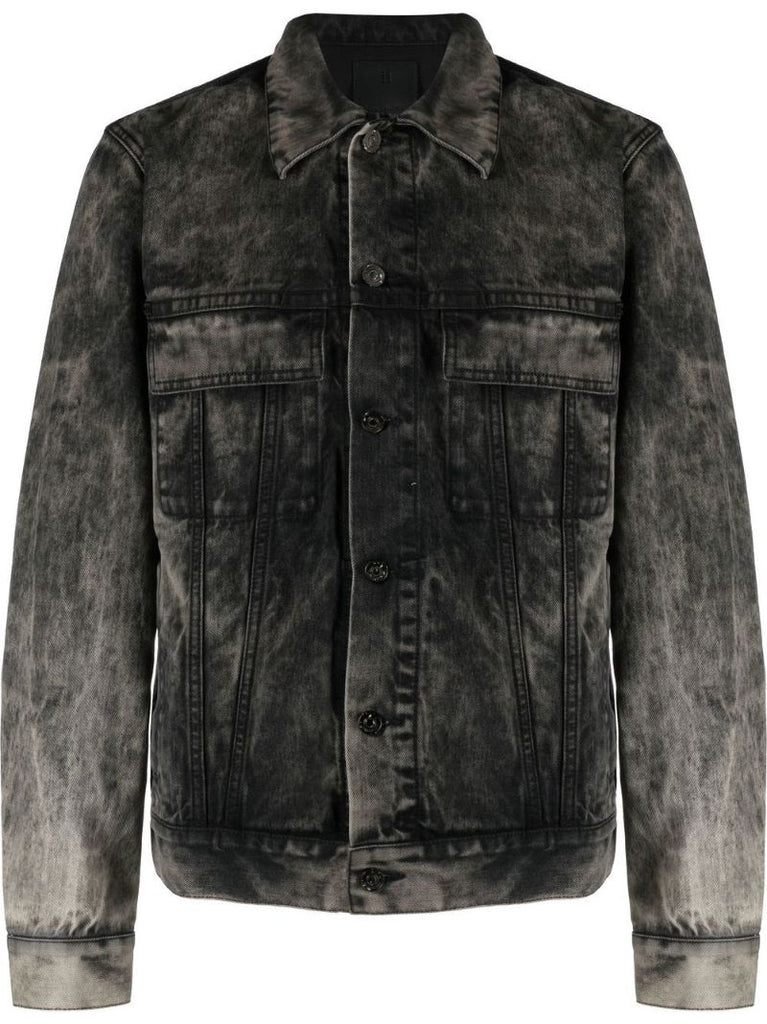 Black Stonewash Denim Jacket
