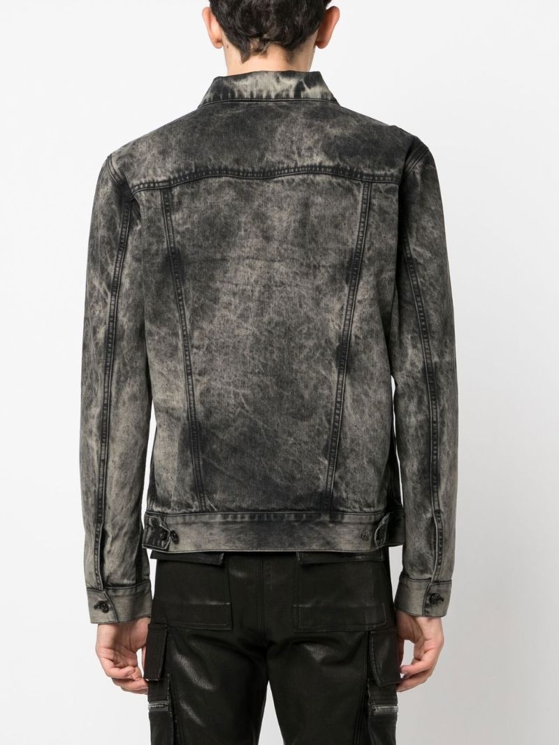 Black Stonewash Denim Jacket