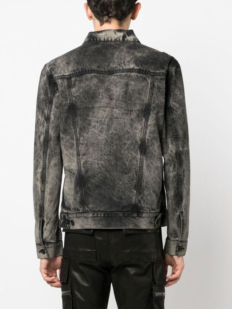 Black Stonewash Denim Jacket