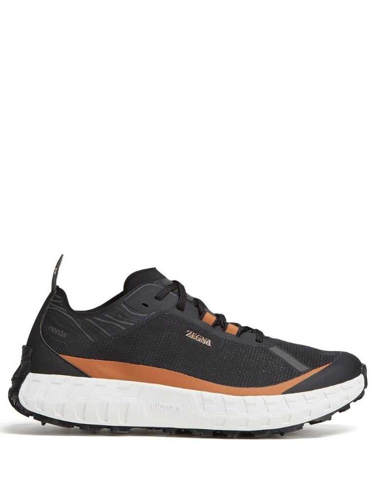 X Norda Black Running Sneakers
