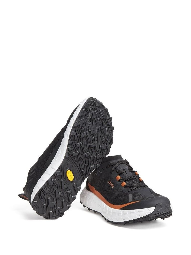 X Norda Black Running Sneakers