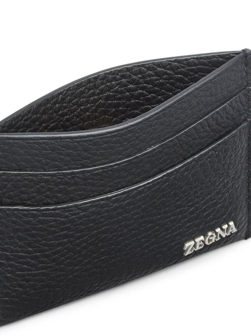 Logo-plaque Leather Cardholder