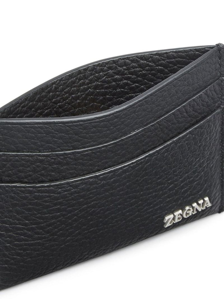 Logo-plaque Leather Cardholder