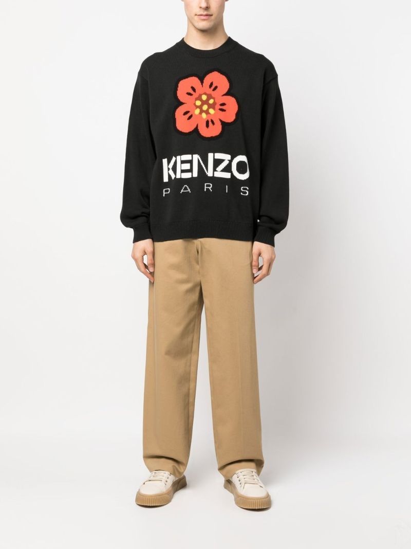Black Boke Flower Sweater