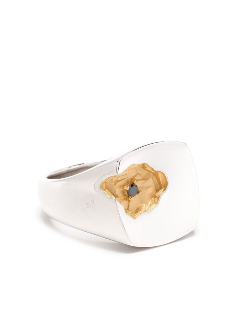 Debossed-detail Square Ring