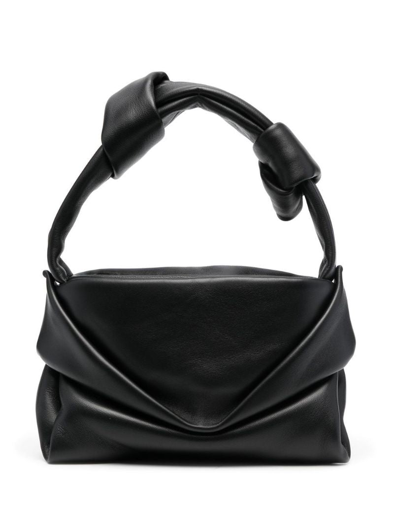 Black Kiss Leather Shoulder Bag