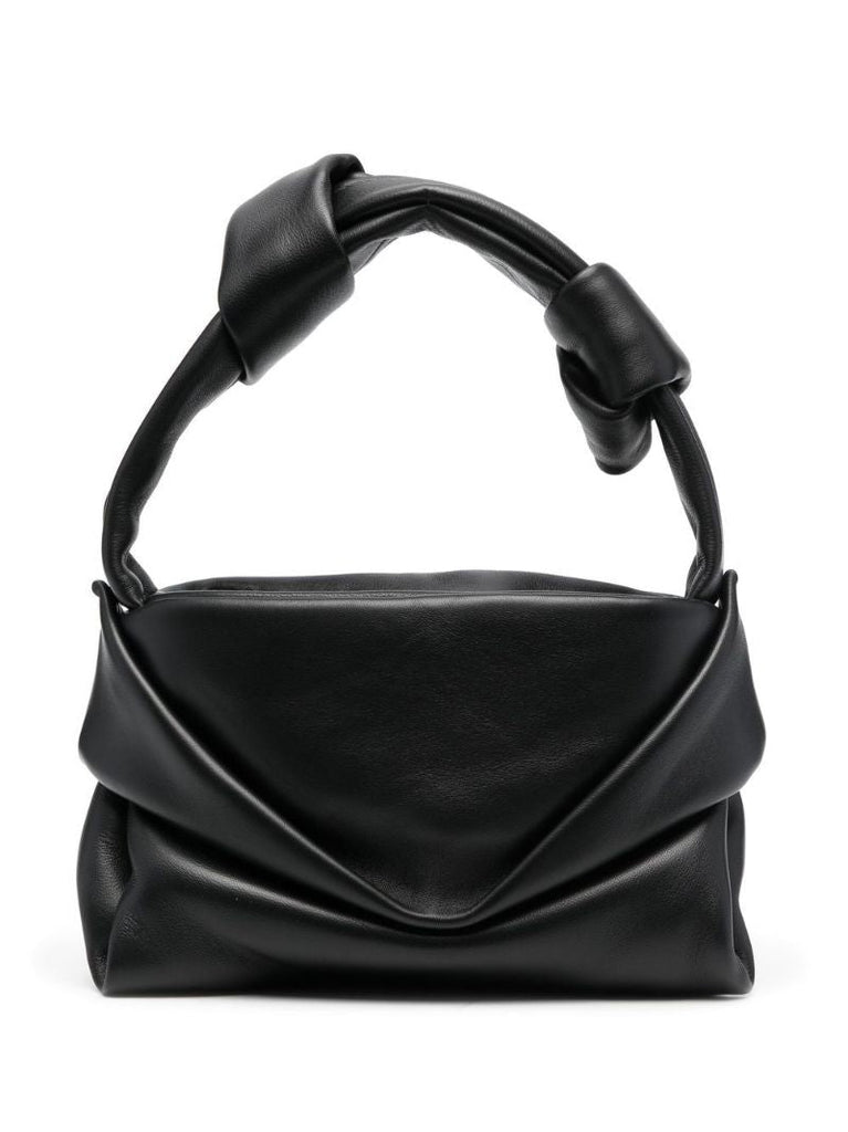 Black Kiss Leather Shoulder Bag
