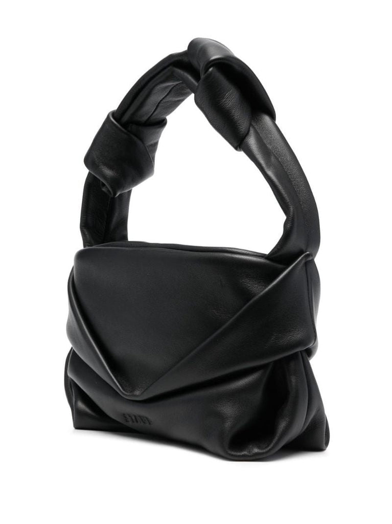 Black Kiss Leather Shoulder Bag