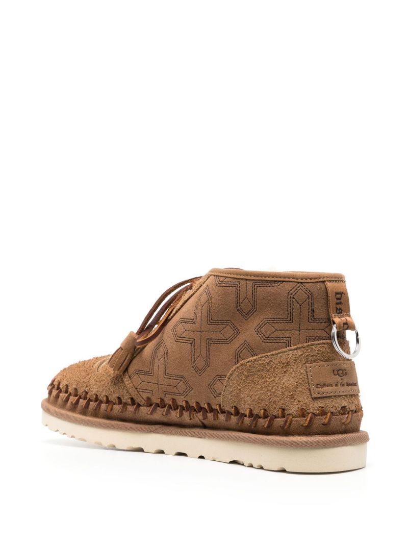 X Cotd Brown Lace-up Ankle Boots