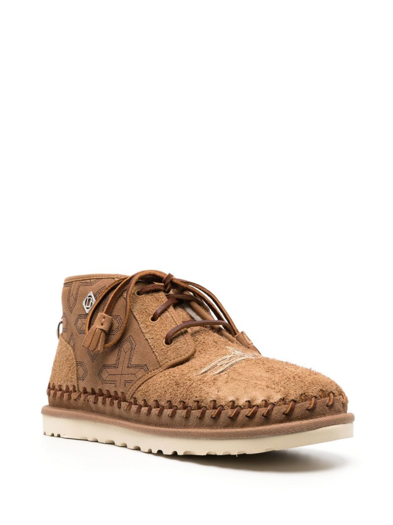 X Cotd Brown Lace-up Ankle Boots