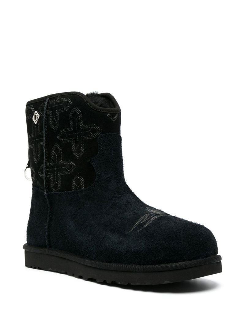 X Cotd Black Classic Short Suede Ankle Boots