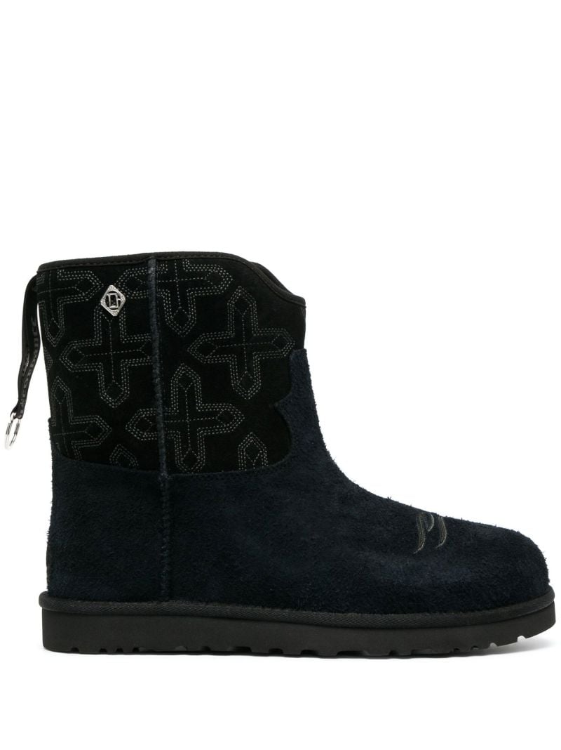X Cotd Black Classic Short Suede Ankle Boots