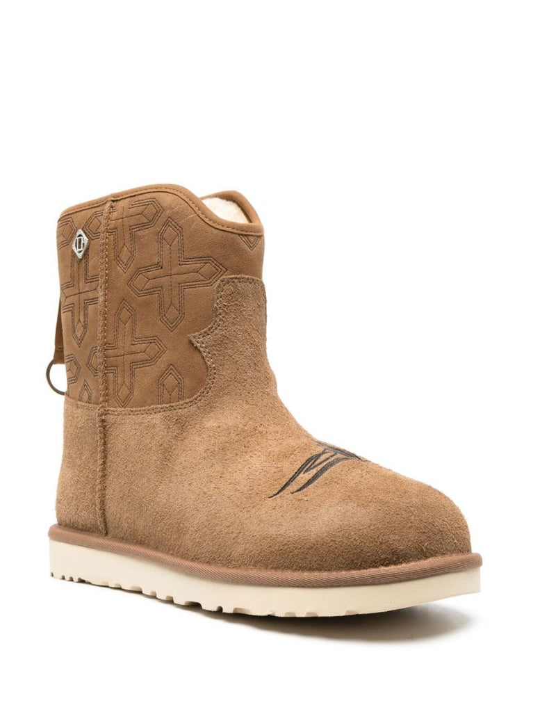 X Cotd Brown Classic Short Suede Ankle Boots