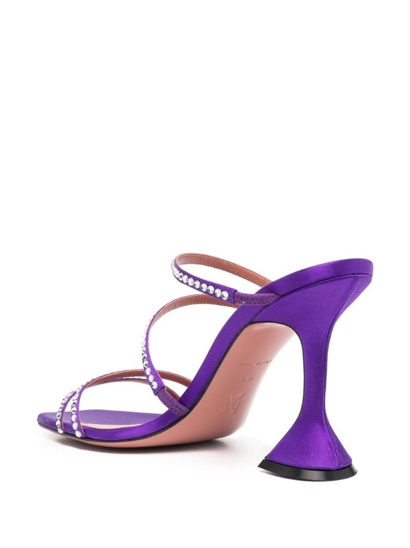 Purple Naima 100 Crystal Sandals