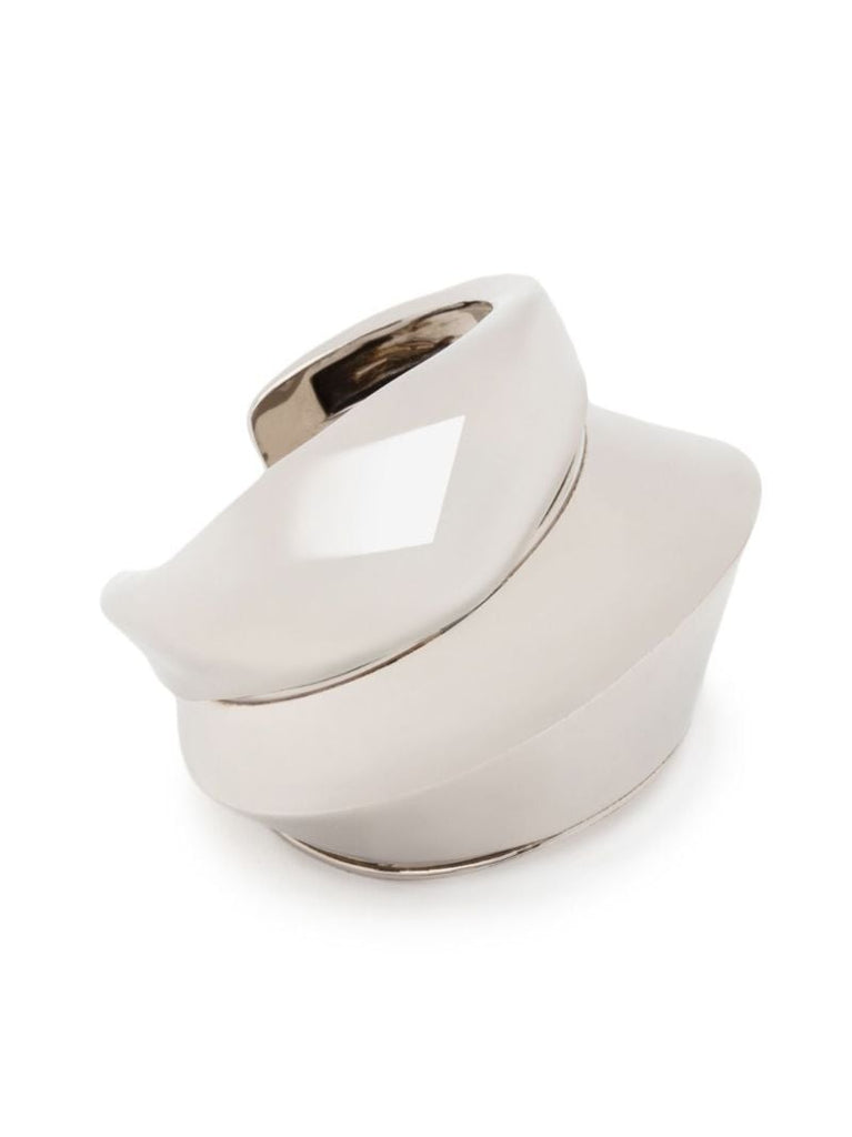 Silver-tone Iris Cuff Bracelet
