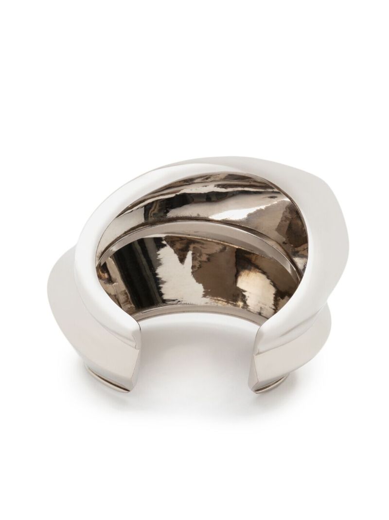 Silver-tone Iris Cuff Bracelet