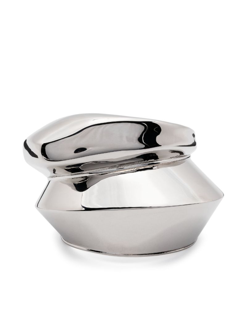 Silver-tone Iris Cuff Bracelet